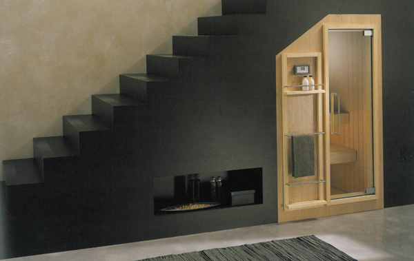 Sauna escalier Atec 73